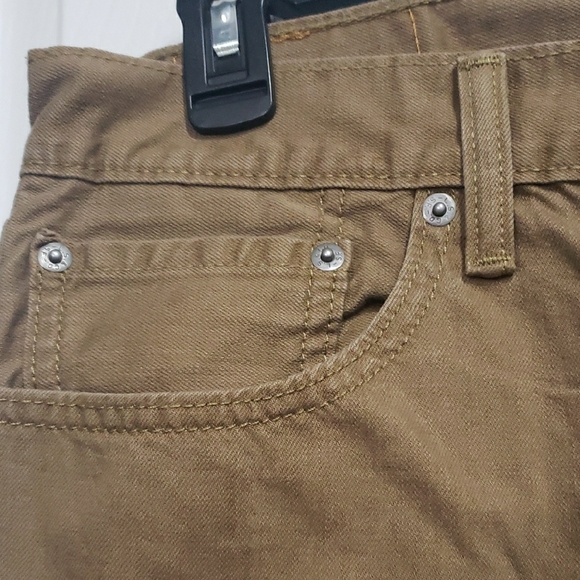Men's Brown Straight Jeans - Picture 4 of 12